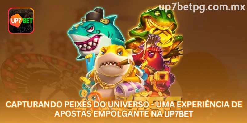 Peixes do Universo com cenário espacial e canhão