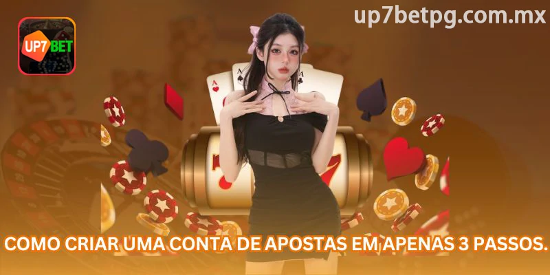 Formulário de criação de conta no site up7bet