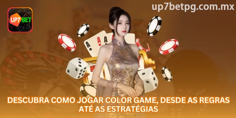 Mesa de Color Game com várias áreas coloridas