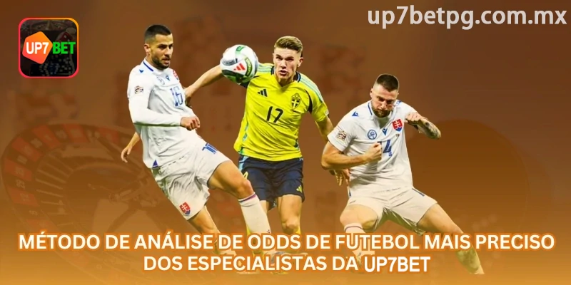 Mercado de futebol com odds decimais para três resultados