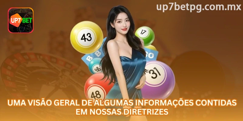 Painel com registros usados para verificar as regras operacionais da up7bet