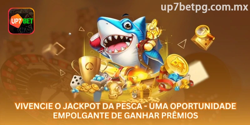 Jackpot da Pesca com medidor visível no topo da tela